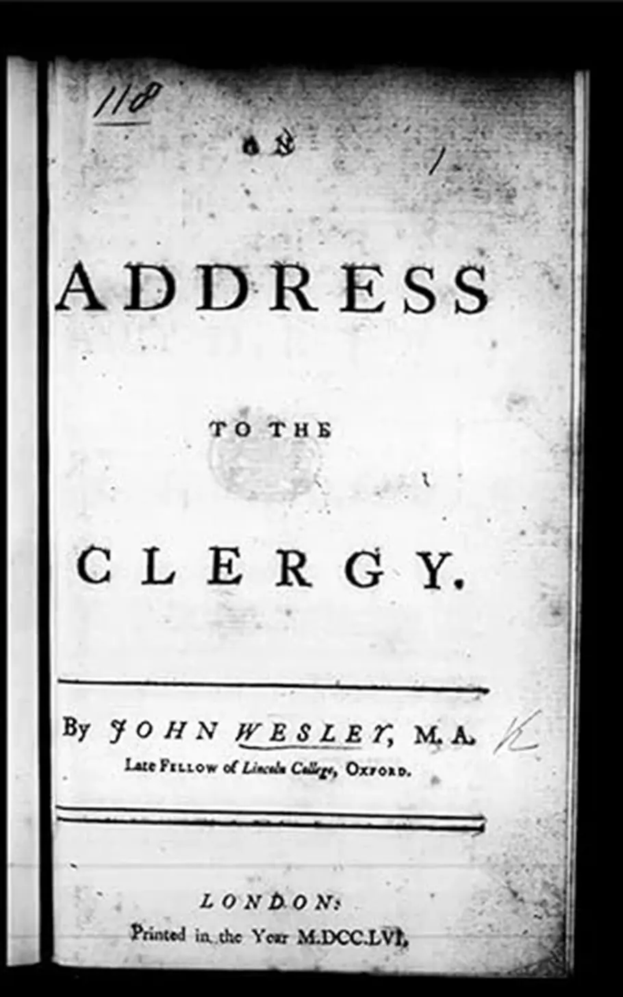 Address to the Clergy