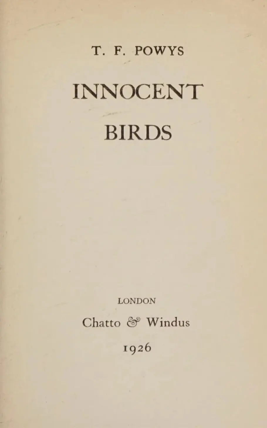 Innocent Birds